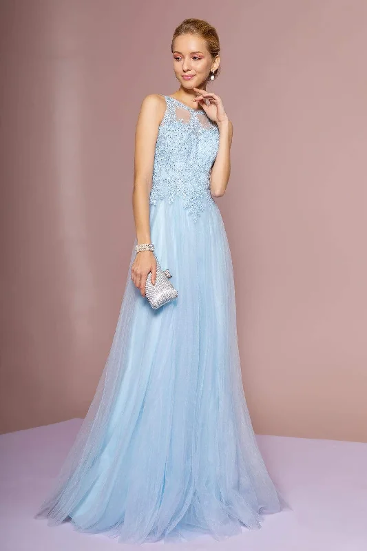 Special Offer Elizabeth K - GL2693 Beaded Lace A-Line Evening Dress
