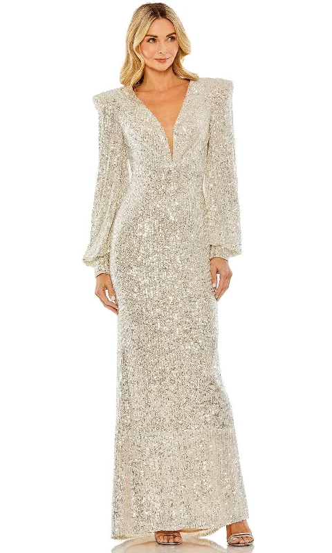 Year-End Clearance Ieena Duggal 26722 - Sequined Sheath Evening Dress