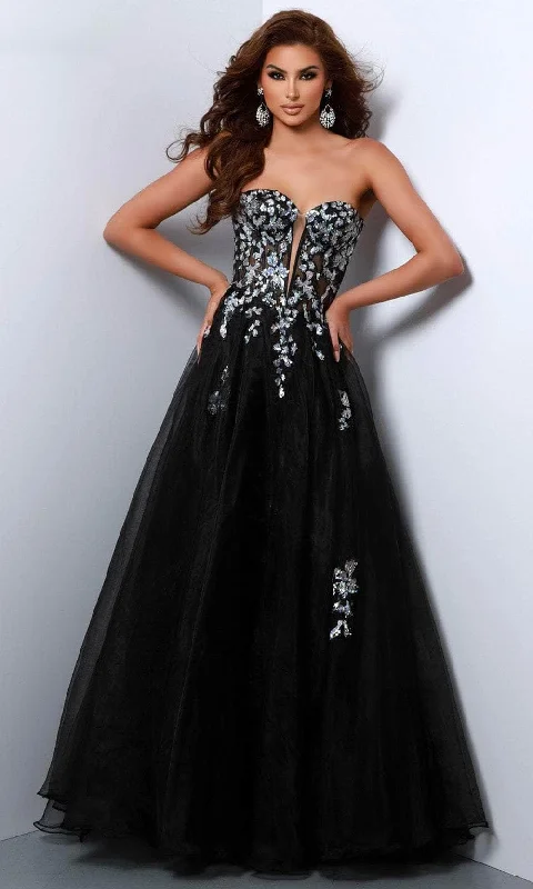 Amazing Deals Johnathan Kayne 2809 - Strapless Sequin Evening Dress