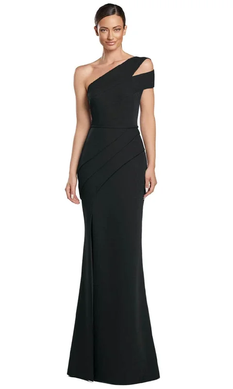 New Deals Alexander by Daymor 2058F24 - Pleated One Shoulder Evening Gown