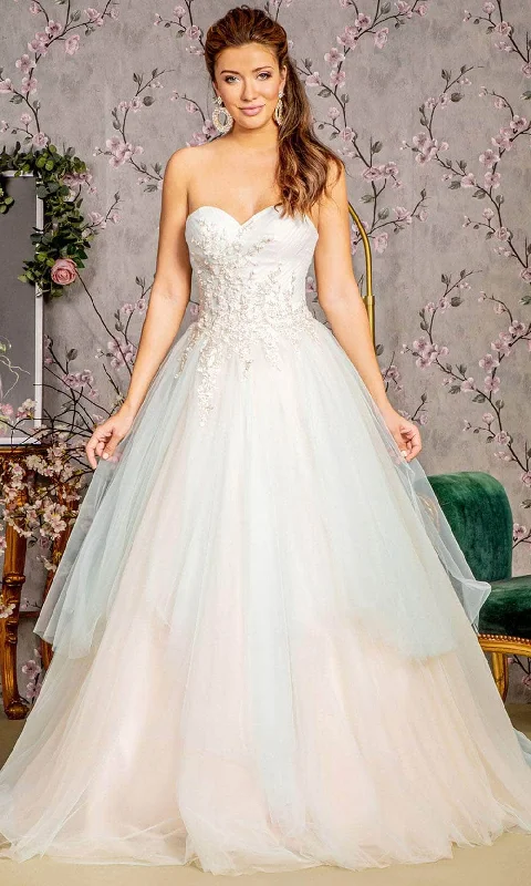 Big Discounts GLS by Gloria GL3244 - Strapless A-Line Prom Gown