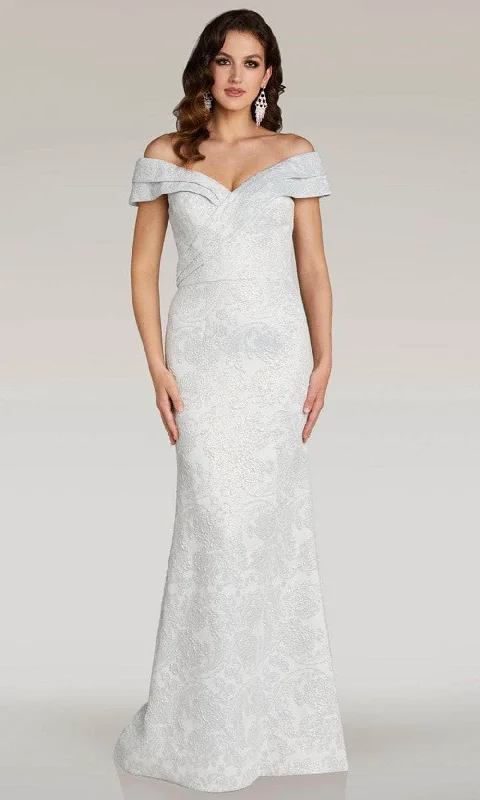 Limited Time Feriani Couture 18333 - Off Shoulder Jacquard Evening Gown