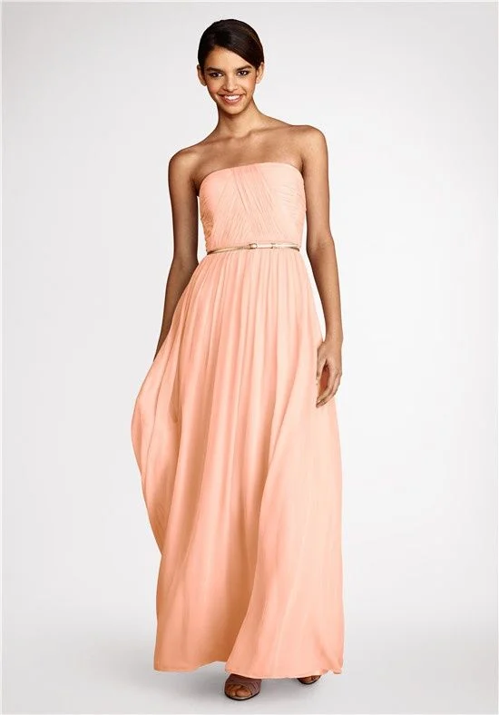 Best Bargains Donna Morgan Emily | Chiffon Strapless Gown w Belt