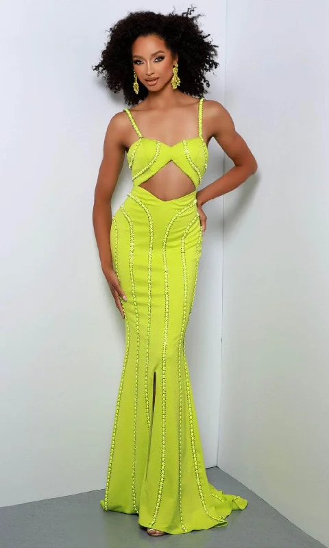 Limited Time Johnathan Kayne DNP1 - Cutout Mermaid Evening Gown