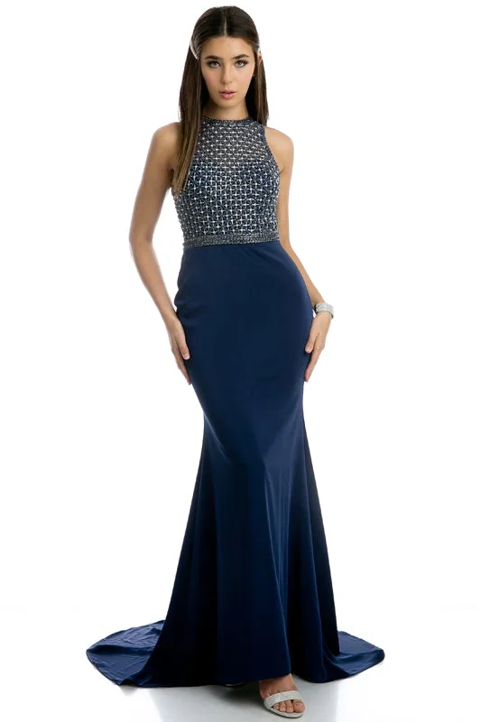 Discount Deals Beaded Bodice Mermaid Dress by Juliet 649