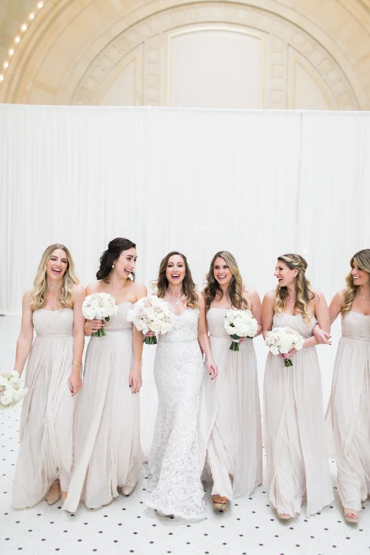 Exclusive Deal David's Bridal Versa Convertible Mesh Dress