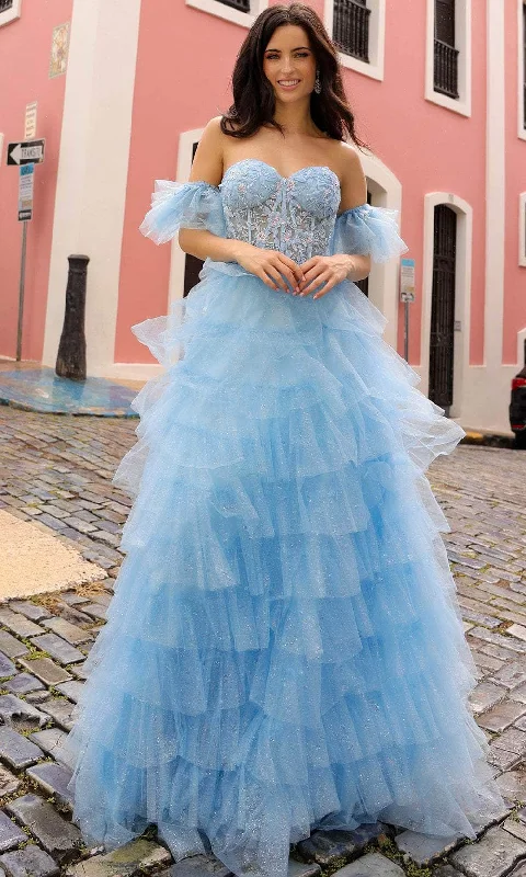 Reduced Prices Nox Anabel T1338 - Sweetheart Embellished Corset Prom Dress