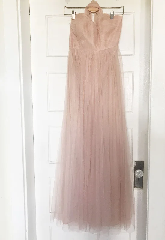 Clearance Items Jenny Yoo Mira Convertible Strapless Chiffon Gown