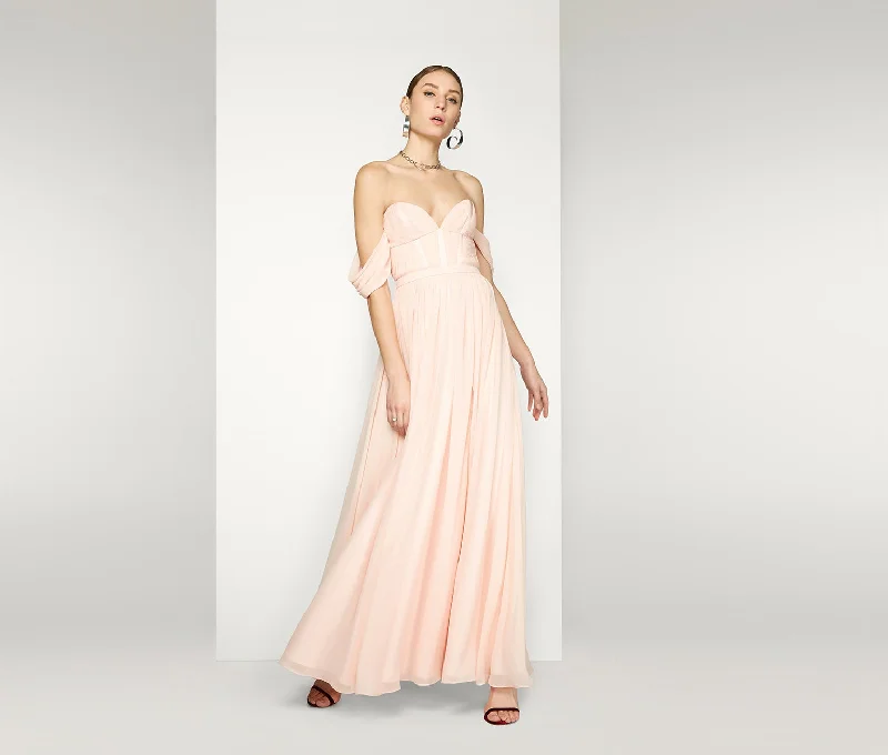 Price Drop Alert Other Blush Georgette Gown by Fame & Partners