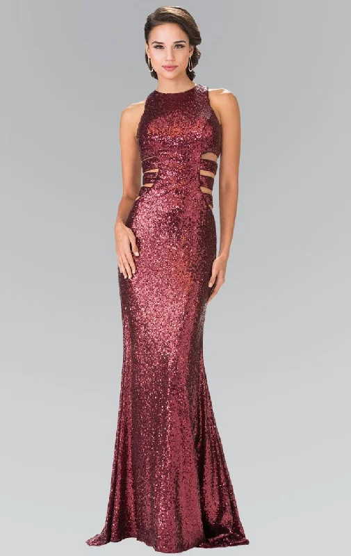 Best Seller Elizabeth K - GL2299 Long Dress with Side Cut Outs