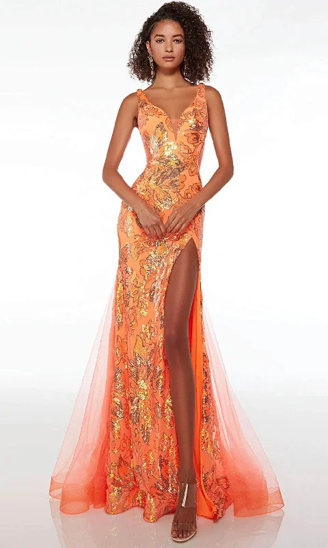 Special Price Alyce Paris 61549 - Sequin Sheath Evening Dress