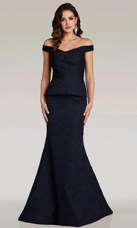 Big Savings Gia Franco 12383 - Peplum Mermaid Evening Dress