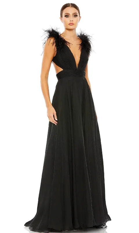 Customer Appreciation Sale Ieena Duggal 68113 - Plunging V-Neck Evening Dress