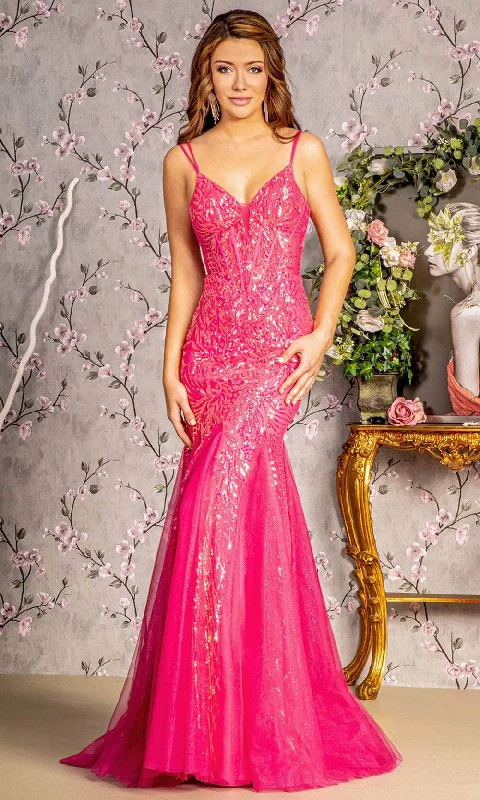 Special Discount GLS by Gloria GL3228 - Corset Bodice Sleeveless Prom Gown