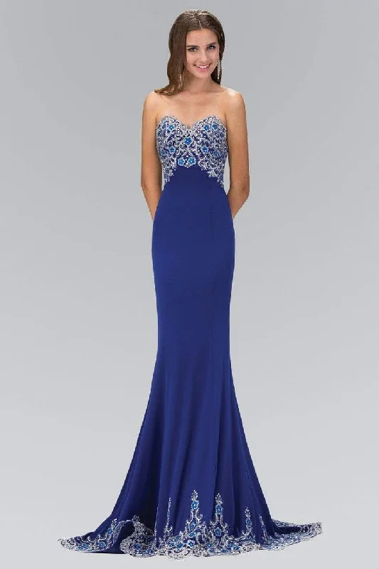 Act Now Elizabeth K - GL1367 Beaded Sweetheart Mermaid Gown