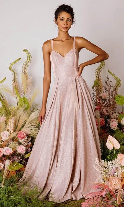 Get It Before It’s Gone Eureka Fashion 9977 - Sleeveless Pleated Skirt Prom Gown