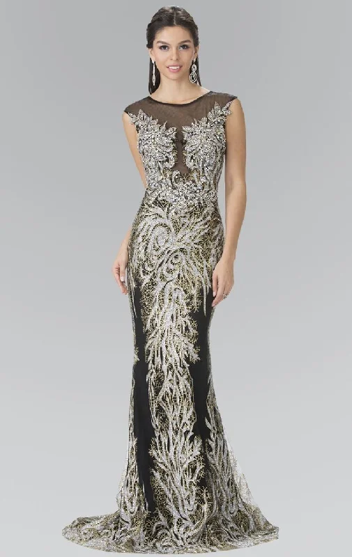Deal of the Day Elizabeth K - GL2336 Sleeveless Beaded Long Dress