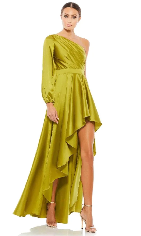 Crazy Deals Ieena Duggal A49141 - Flowy Satin Evening Dress