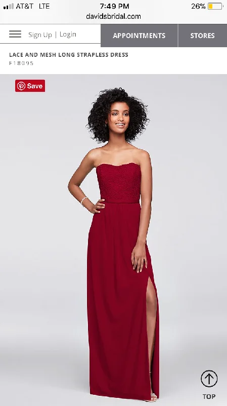 Inventory Reduction David's Bridal F18095