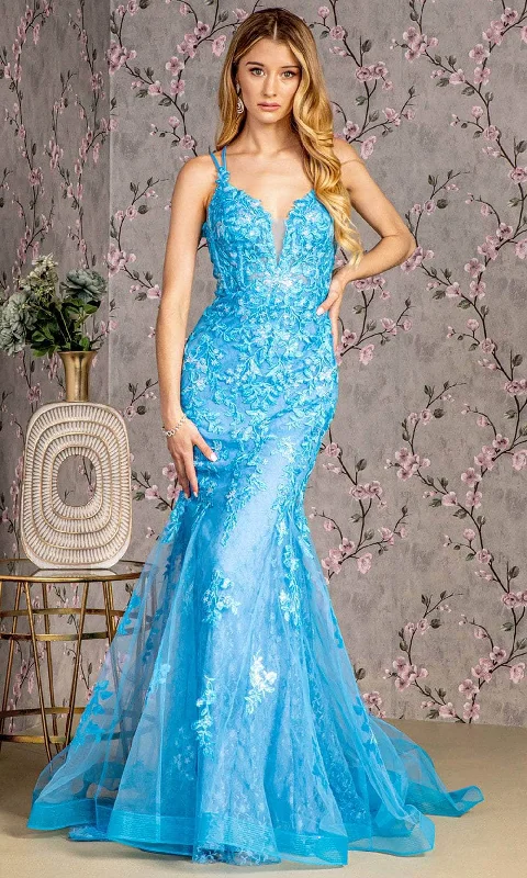Today Only GLS by Gloria GL3333 - Plunging Sweetheart Mermaid Evening Dress