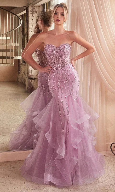 Mega Deal Cinderella Divine CD332 - Sweetheart Neckline Mermaid Evening Pageant Dress