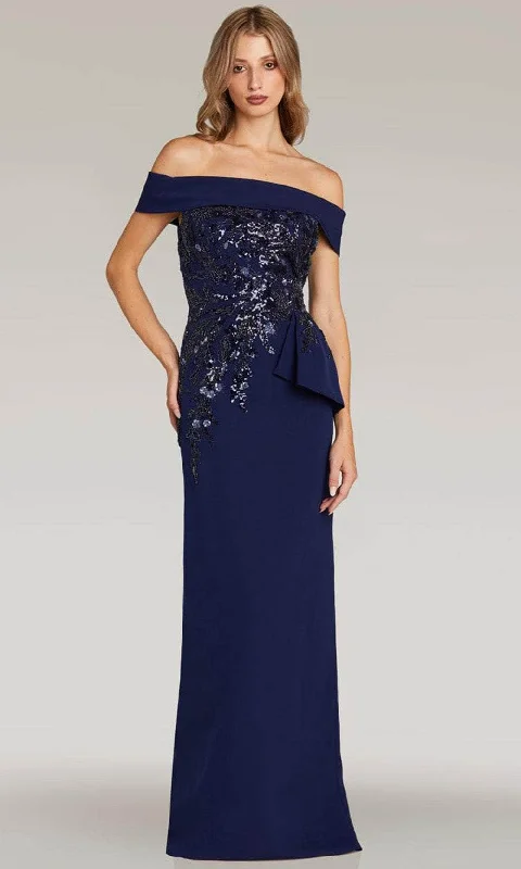 Incredible Offers Feriani Couture 18336 - Straight Across Beaded Evening Gown