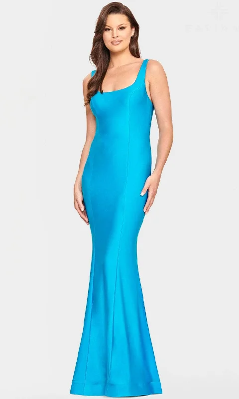 Final Clearance Faviana S10841 - Charmeuse Square Evening Dress