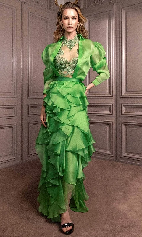 Bargain Prices Gatti Nolli Couture GA-6796 + GA-6745 - Applique Evening Dress