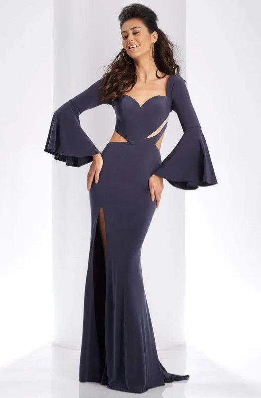 Final Markdown Clarisse - 3405 Trumpet Sleeve Sweetheart Sheath Dress