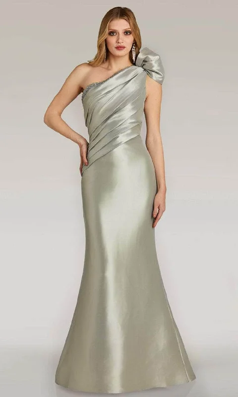 Today's Special Feriani Couture 18266 - Bow Accented Cap Sleeve Evening Gown