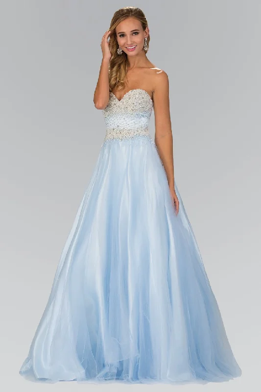 YEAR-End Clearance Elizabeth K - GL2155 Beaded Sweetheart A-Line Gown