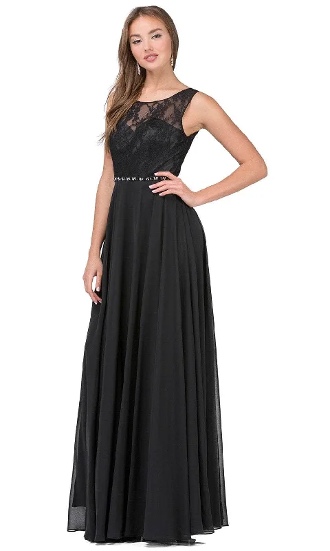Sale Event Dancing Queen 2240 - Jeweled Waist Long Dress