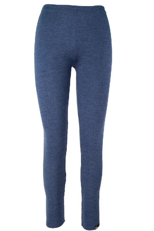 250 Women's Merino Leggings Comfort Zone - Denim