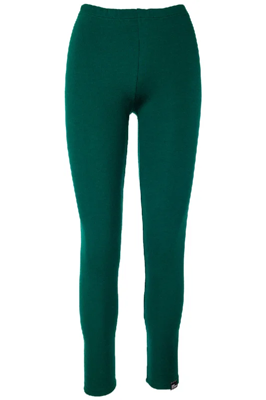 250 Women's Merino Leggings Comfort Zone - Green