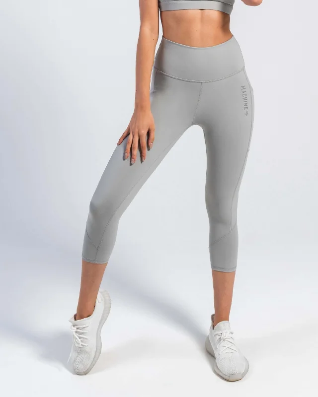 Core Cropped Leggings (Grey)