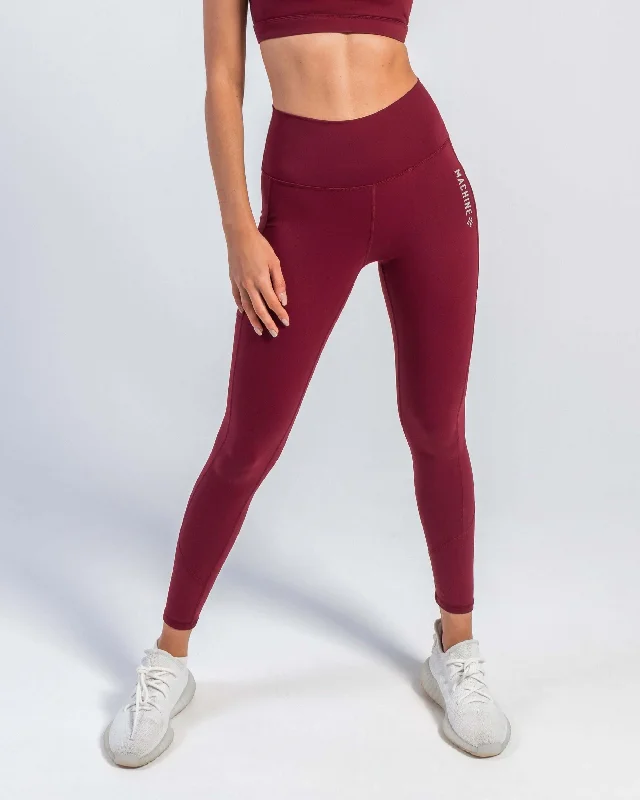 Core Leggings (Burgundy)