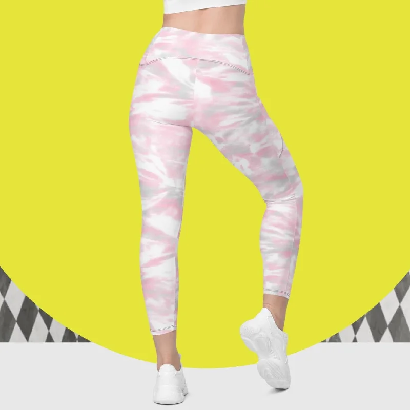 Crossover leggings with pockets