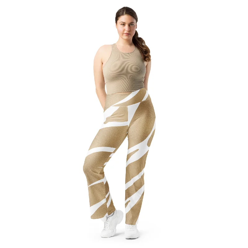 Flare Leggings Gold Shimmer, lioness-love