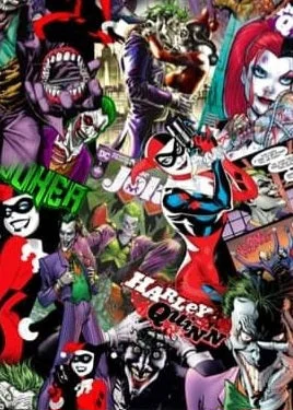 The Joker & Harley Quinn - PLEASE CHOOSE SIZE REQUIRED