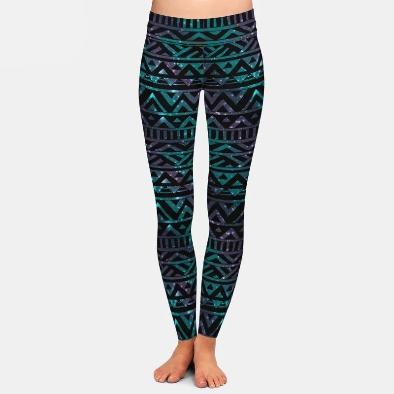 Ladies Gorgeous Aztec Printed Leggings