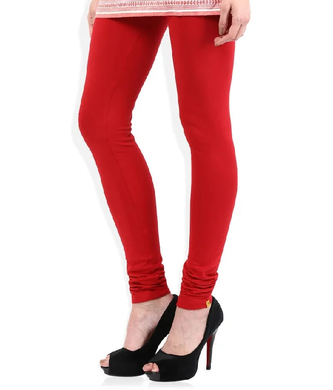 Lycra Leggings Red free size upto XL