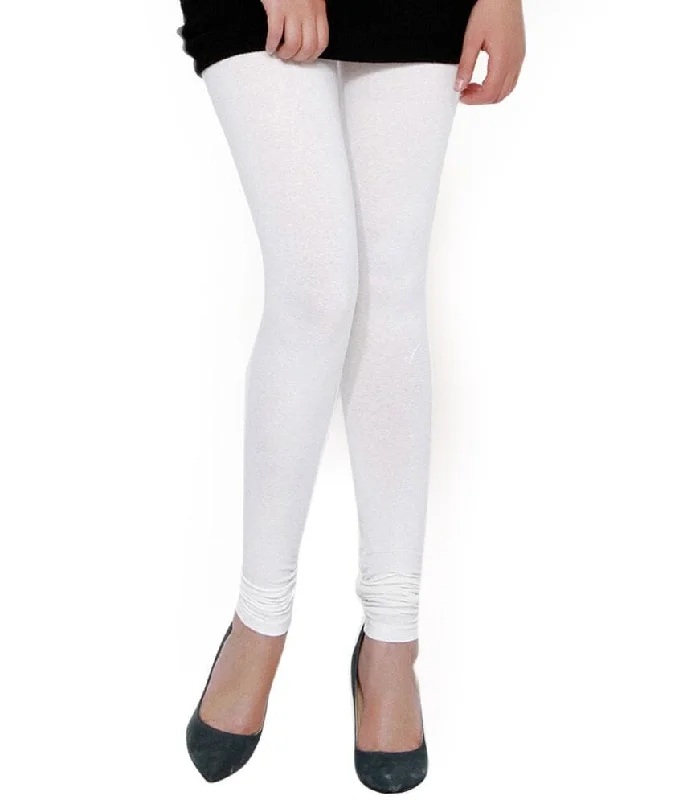 Lycra Leggings White free size upto XL