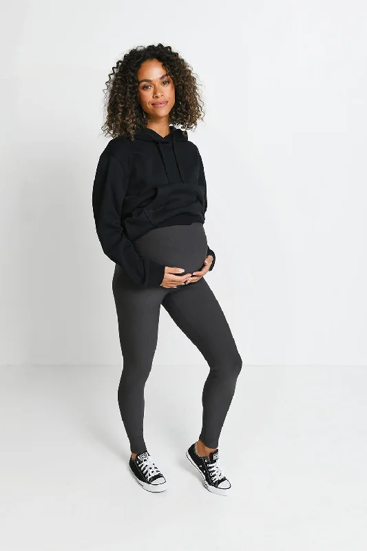 Maternity Winter Everyday Leggings - Dark Grey