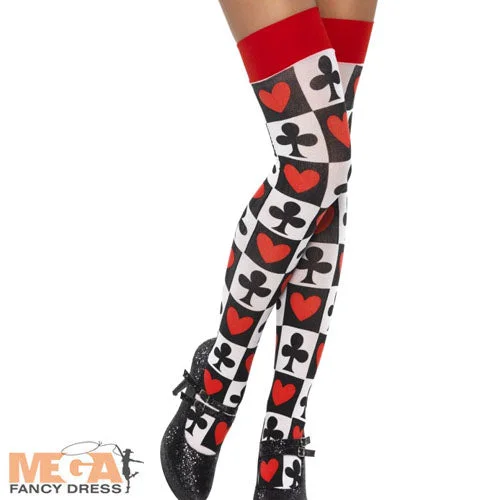 Poker Pattern Stockings