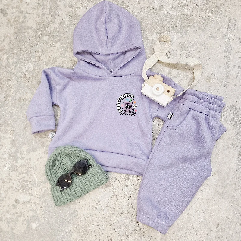 Positivitea Retro Kids Tracksuit | Lilac