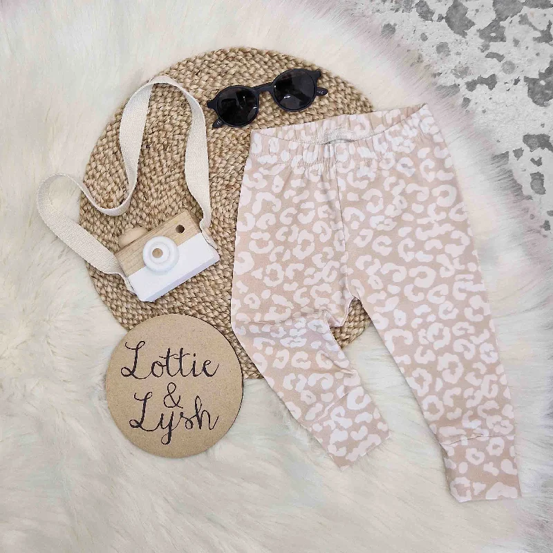 Sand Leopard Child & Baby Leggings