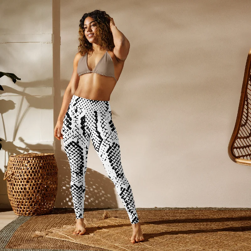 Snake Print Yoga Leggings, lioness-love