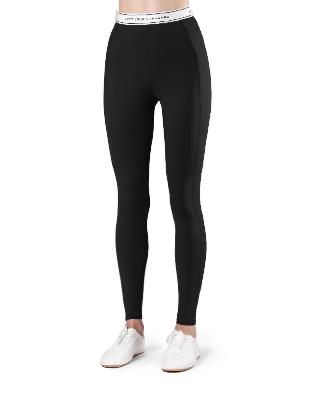 LÝS Rib Leggings - Black