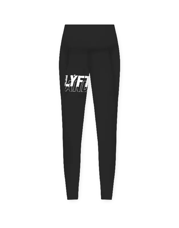 LÝFT × WIND AND SEA Logo Leggings - Black