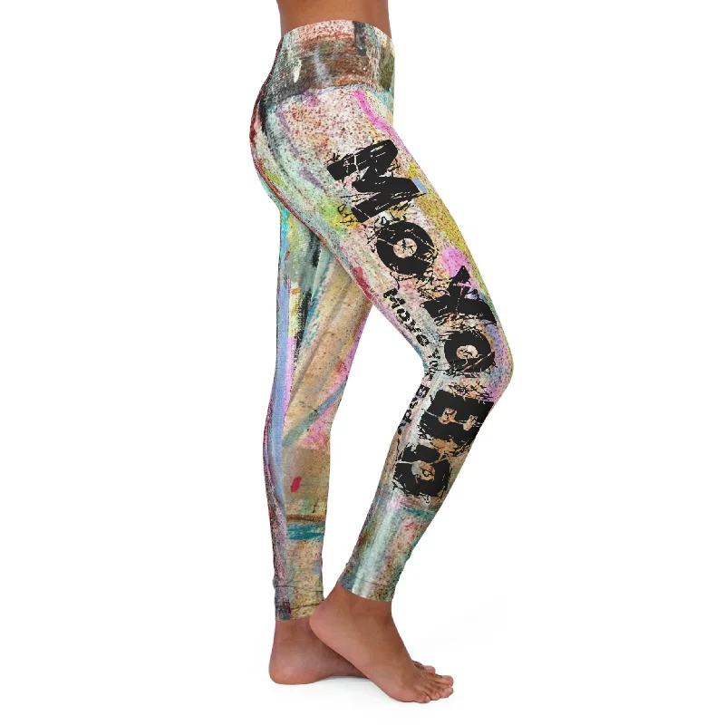 Women's Oil Paint Art Spandex Leggings